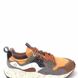 Sneakers uomo Yamano 3 marrone-arancio