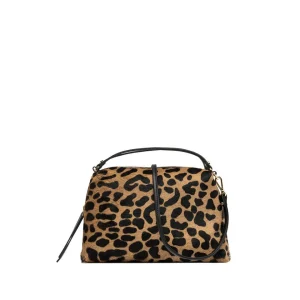 Borsa Alifa in cavallino leopardato