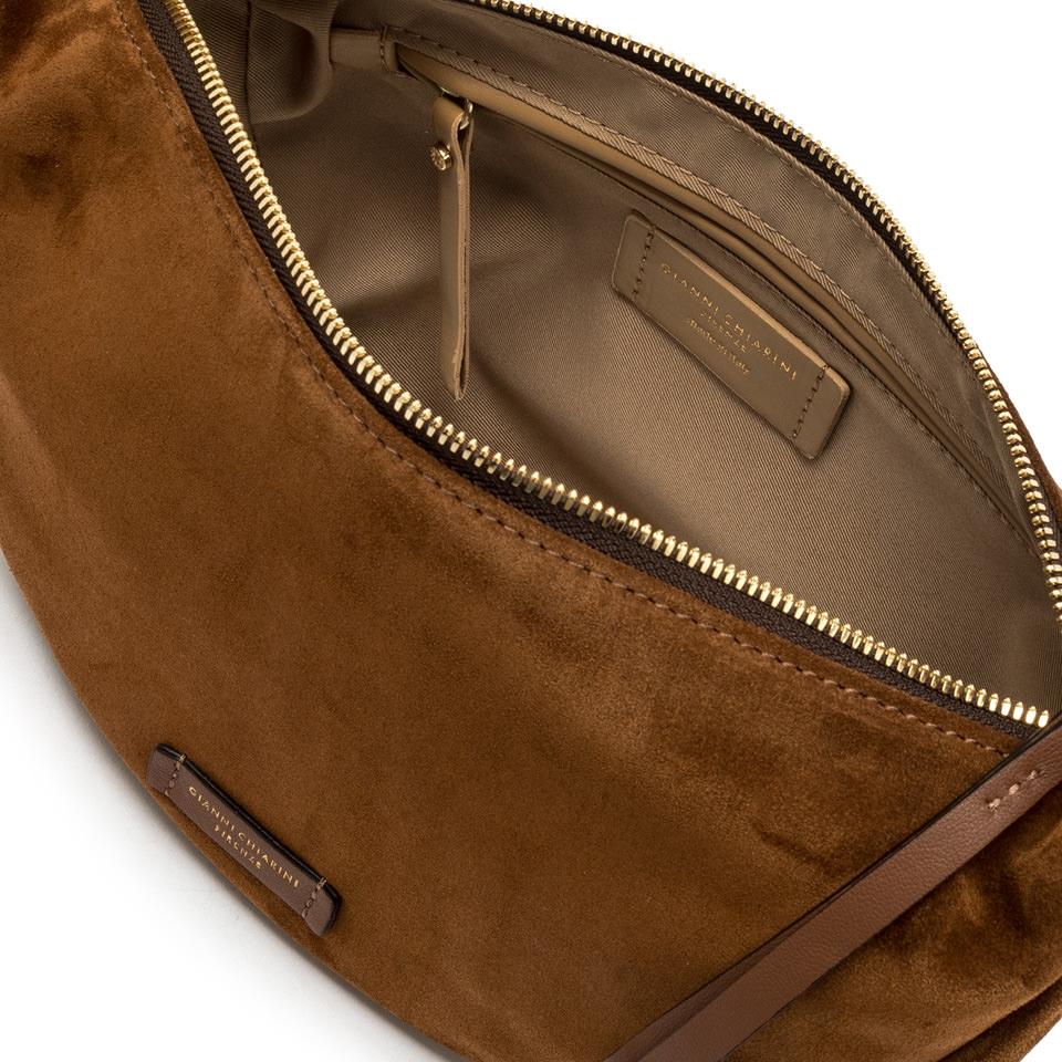 Borsa Aisha in camoscio cognac - immagine 6