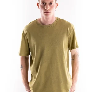 T-shirt uomo stone steven verde militare