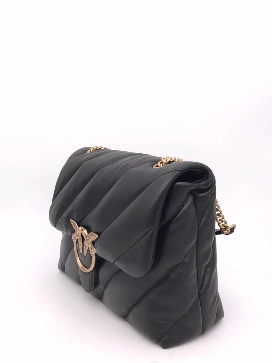 Borsa big love puff maxi quilt nera - immagine 3