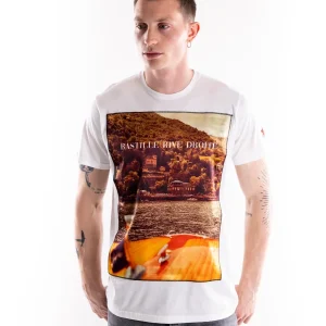 T-shirt uomo Como bianca