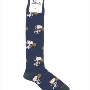 Calzini Snoopy paddle allover blu