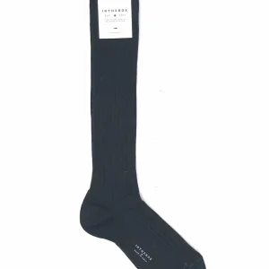 Calzino lungo basic verde scuro