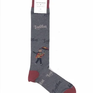 Calzino lungo mr box london grigio scuro