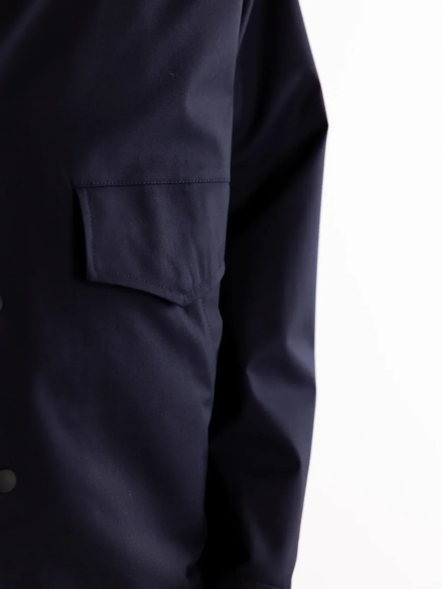 Caban uomo in tessuto blu - immagine 6