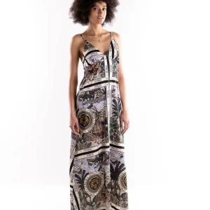 Abito long dresse lingerie Eden garden multicolor