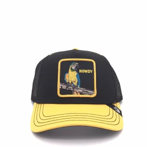 Cappello The rowdy bird nero-giallo