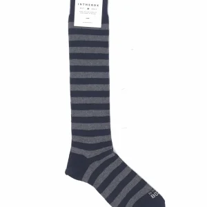 Calzini stripe rugby new verde blu-grigio scuro