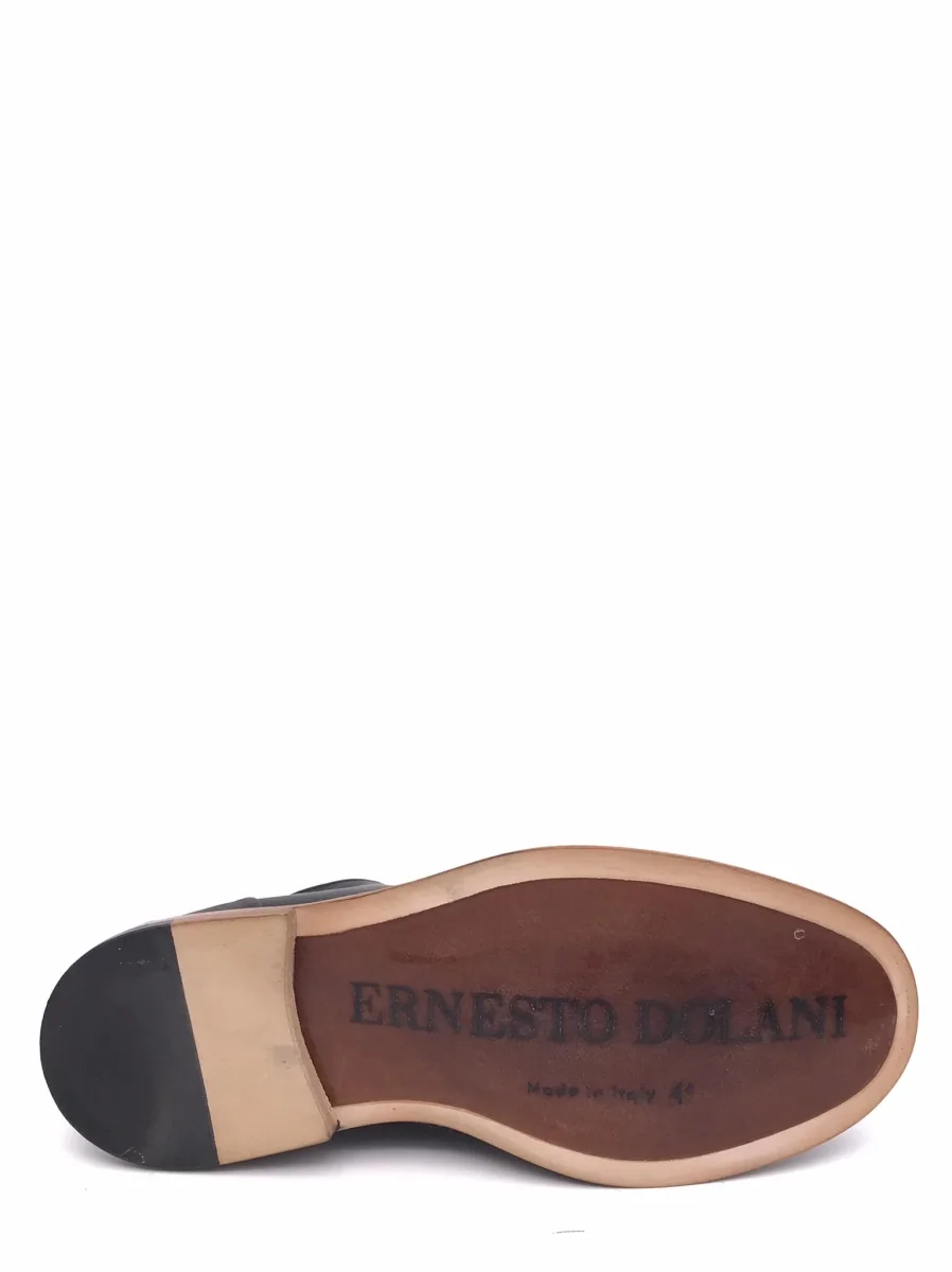 Scarpa Allacciata in pelle liscia nera - immagine 6