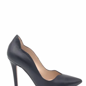 Decollete Isolde in pelle nera