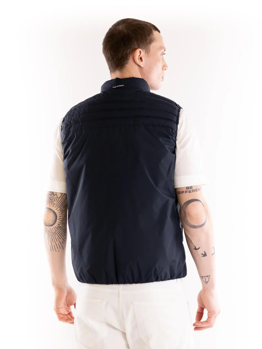 Giubbino smanicato uomo Nobu blu - immagine 4