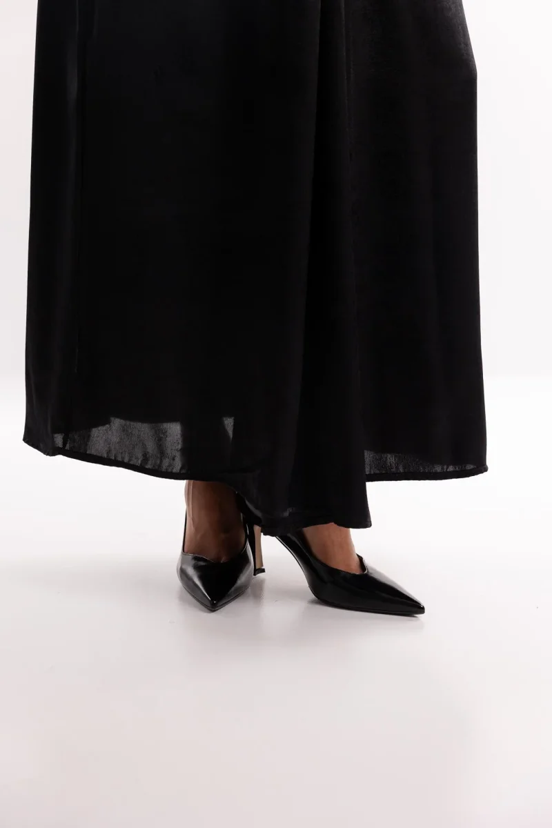 Abito lungo Alibio nero - immagine 8