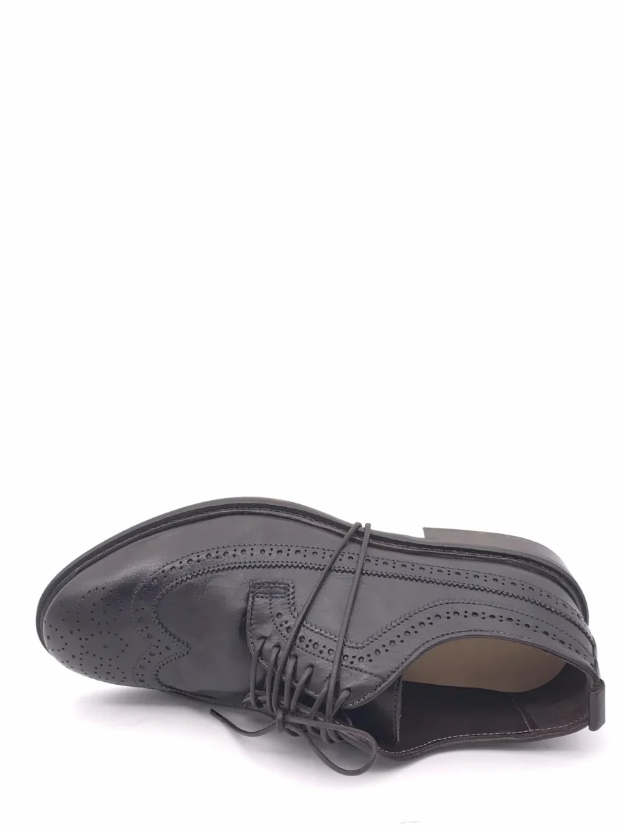 Allacciata uomo stile inglese marrone testa moro - immagine 5