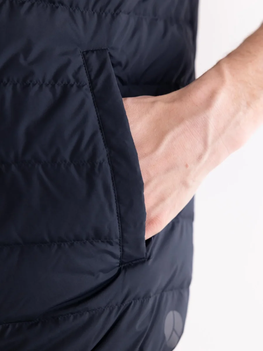 Giubbino smanicato uomo Nobu blu - immagine 5