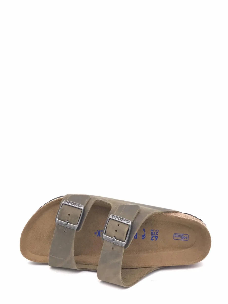 Ciabatta Ariziona bs oiled leather feded khaki - immagine 5