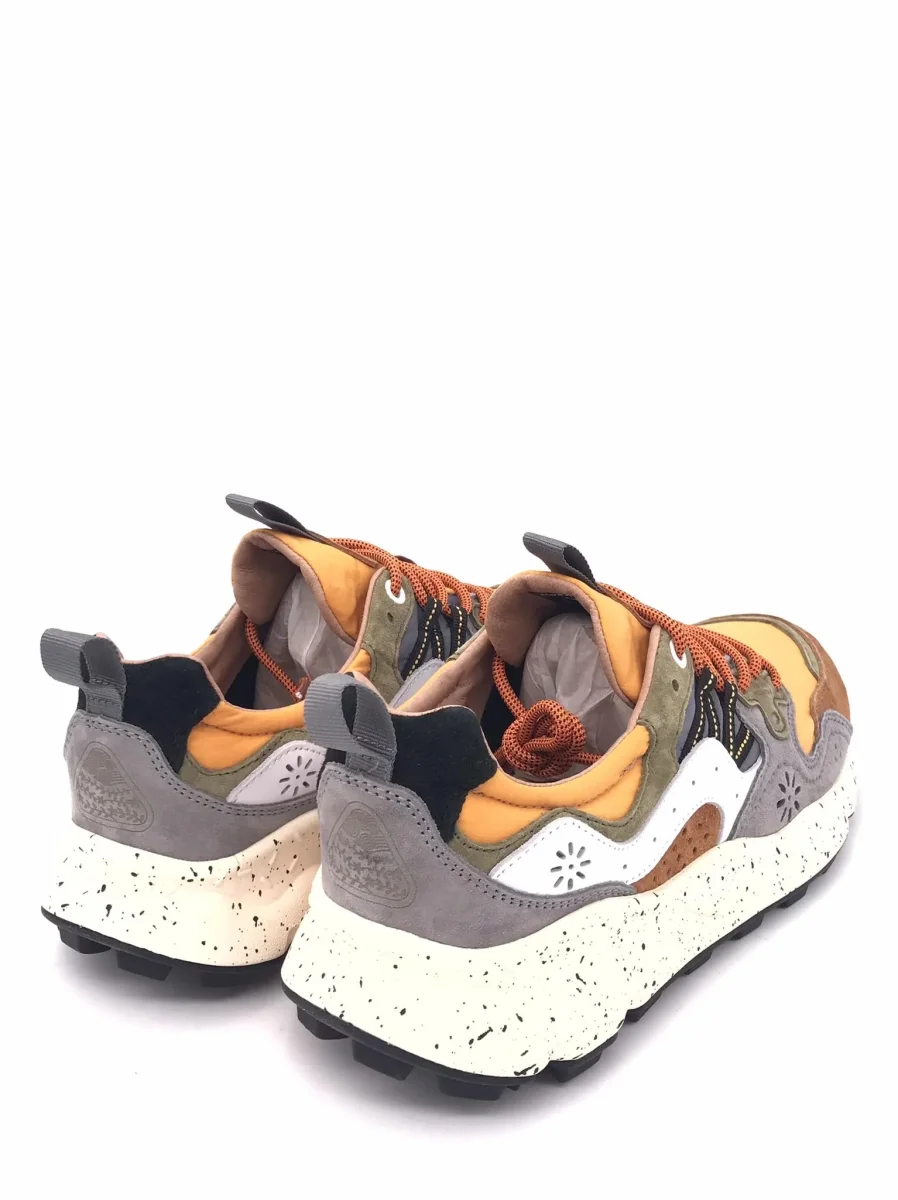 Sneakers uomo Yamano 3 marrone-arancio - immagine 4