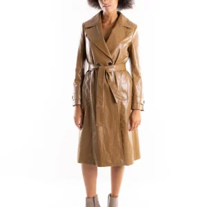 Trench Soledad doppiopetto cammello