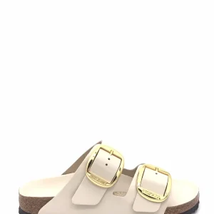 Ciabatta Arizona big buckle hogh-shine ecru