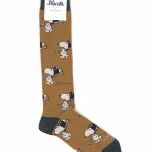 Calzini snoopy sky allover giallo scuro