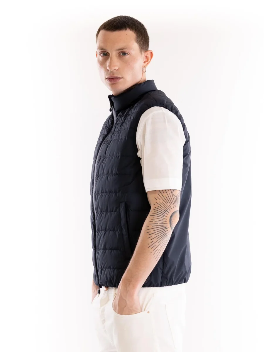 Giubbino smanicato uomo Nobu blu - immagine 3