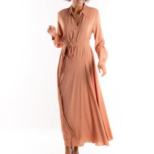 Abito lungo Asolis caramello