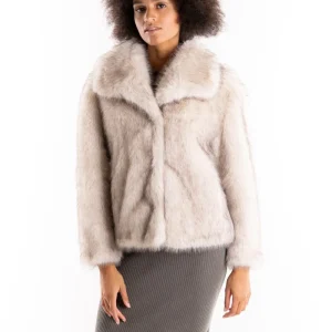 Eco-pelliccia Fervore grigia