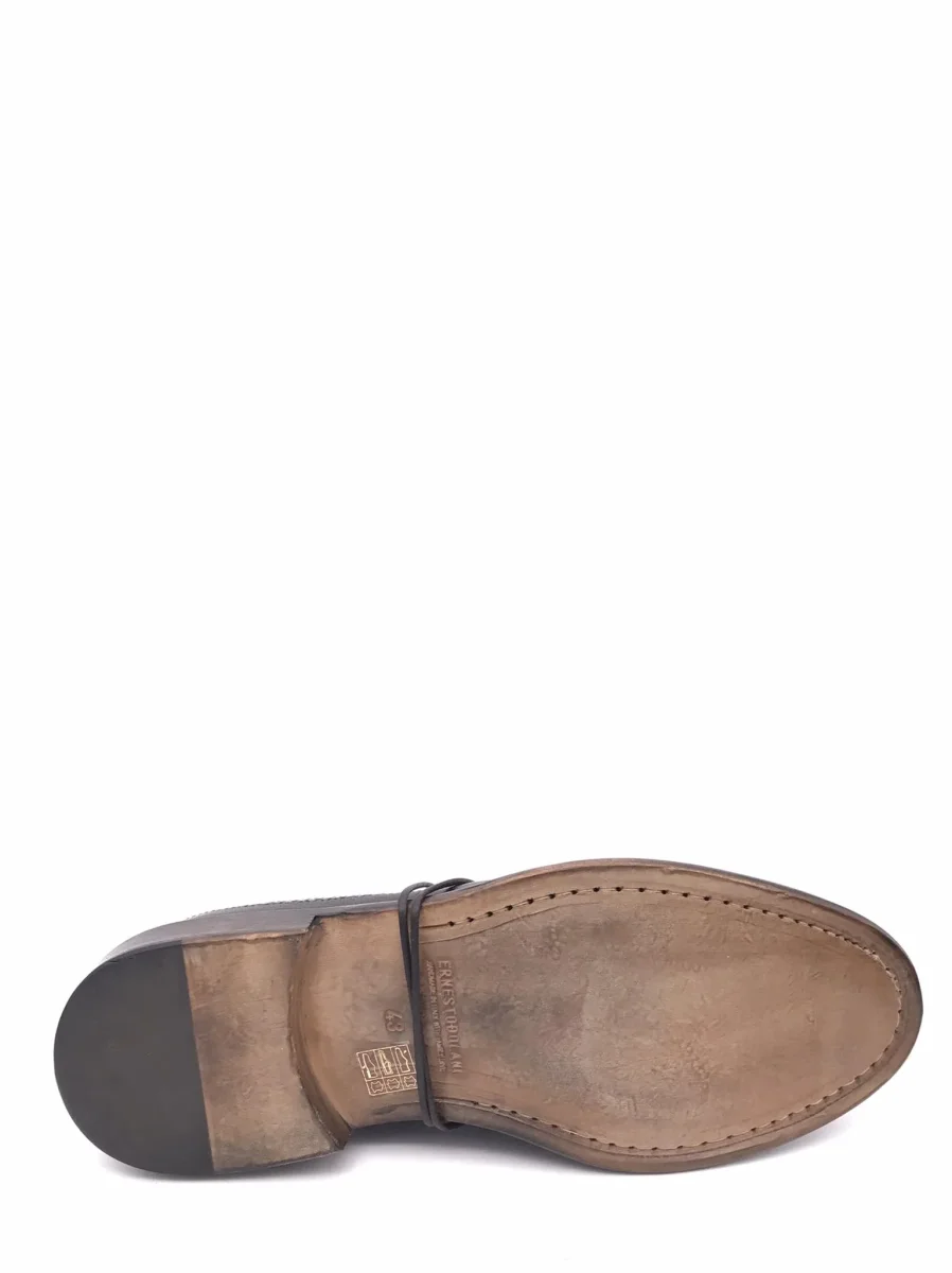 Allacciata uomo stile inglese marrone testa moro - immagine 6