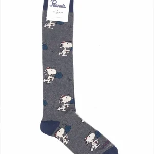 Calzini Snoopy paddle allover grigio scuro