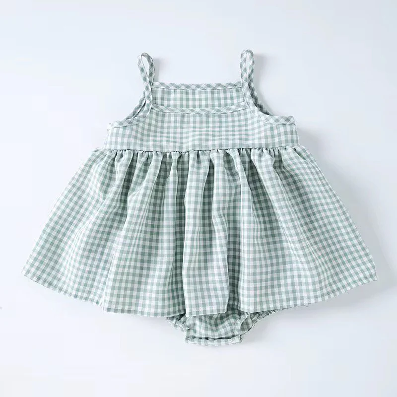 Pagliaccetto a quadretti Solana baby - immagine 3