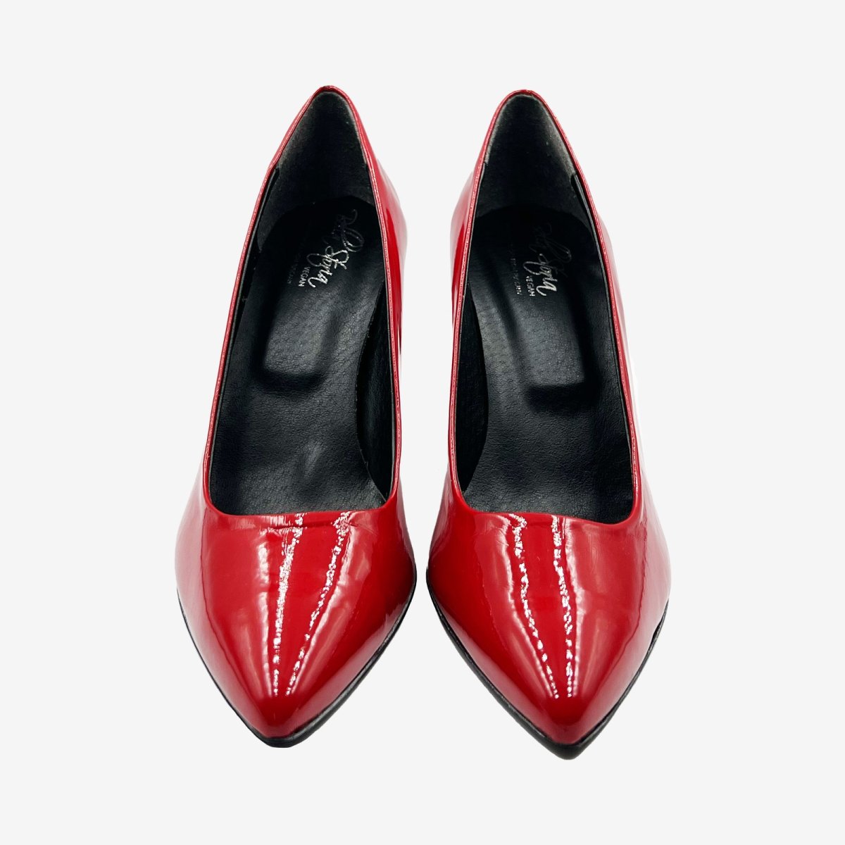 LOREDANA – Décolleté vegan in vernice rossa tacco 90 - immagine 3