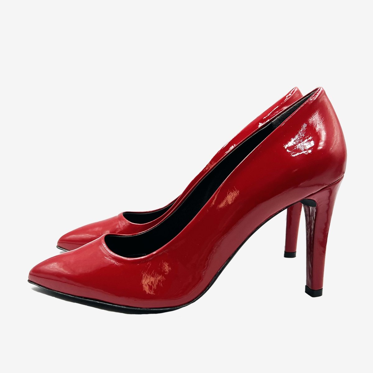 LOREDANA – Décolleté vegan in vernice rossa tacco 90 - immagine 4