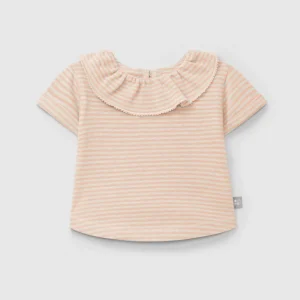 T-shirt a righe bambina