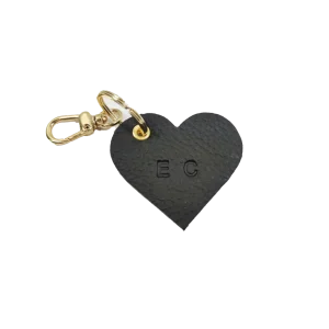 Portachiave in pelle CUORE personalizzabile