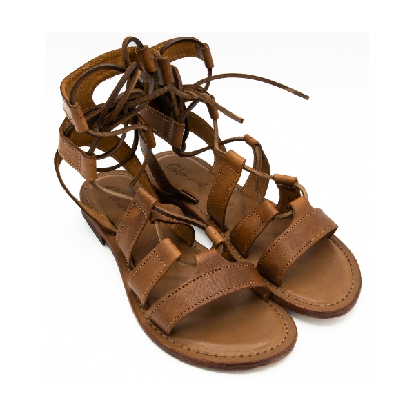 Sandali alla schiava cuoio Salvador - immagine 3