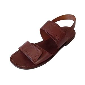 Sandali da uomo in cuoio testa di moro Miki