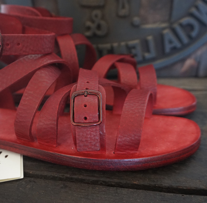 Sandalo Calci da Donna mod. Gladiatore linea Antica Toscana realizzato per Paola - immagine 9