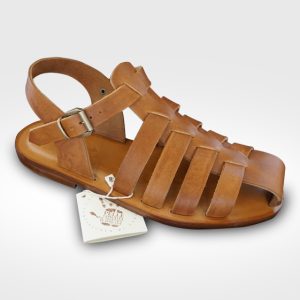 Sandalo uomo San Gimignano in cuoio flex per Salvo