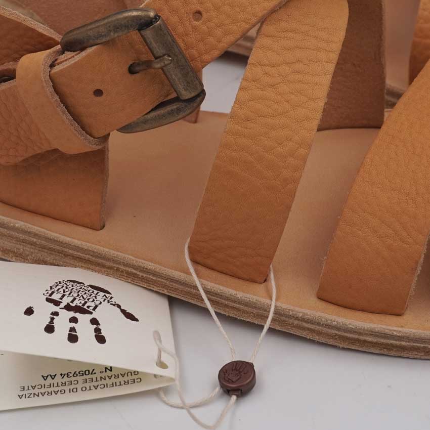 Sandalo Gambassi da Uomo Gladiatore linea Antica Toscana realizzato per Carlo - immagine 6