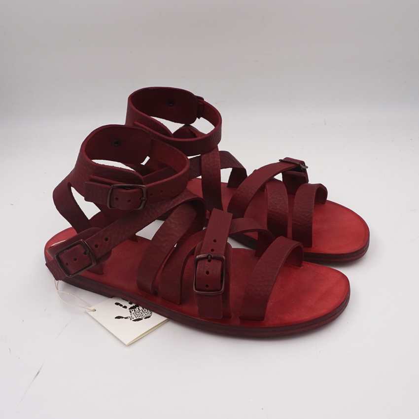 Sandalo Calci da Donna mod. Gladiatore linea Antica Toscana realizzato per Paola - immagine 7