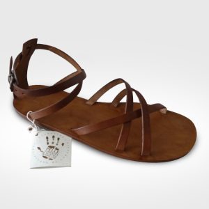 Sandalo Argentario da Donna in cuoio Flex realizzato per Mariaf