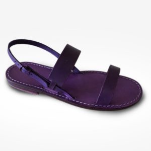 Sandalo Volterra da Donna mod. Francescano in cuoio Flex realizzato per elia