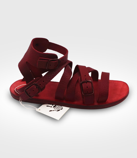 Sandalo Calci da Donna mod. Gladiatore linea Antica Toscana realizzato per Paola