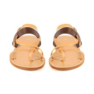 Sandali infradito Joke bicolore con anello