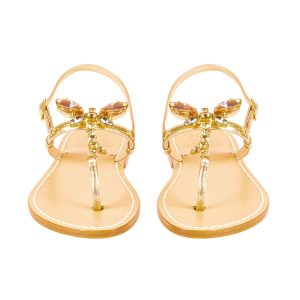 Sandali infradito ambra