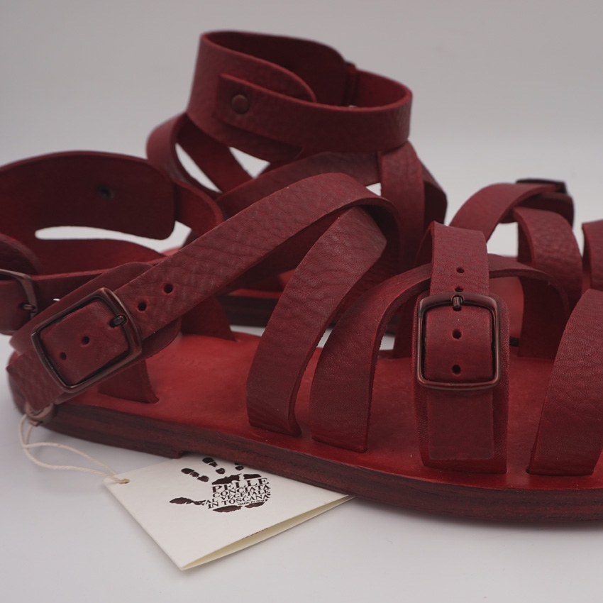 Sandalo Calci da Donna mod. Gladiatore linea Antica Toscana realizzato per Paola - immagine 6