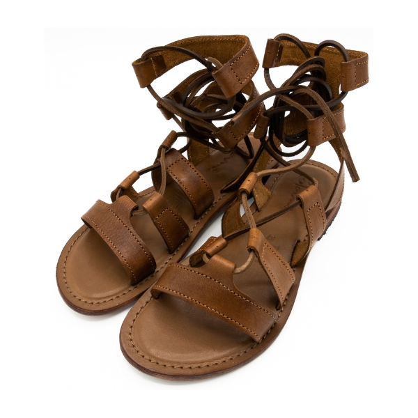 Sandali alla schiava cuoio Salvador - immagine 2