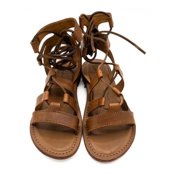 Sandali alla schiava cuoio Salvador - immagine 4