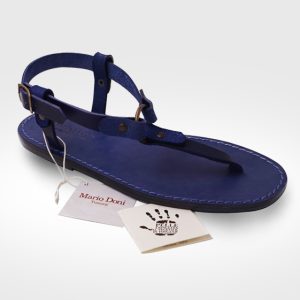 Sandalo uomo in cuoio mod. Barberino realizzato per attiw