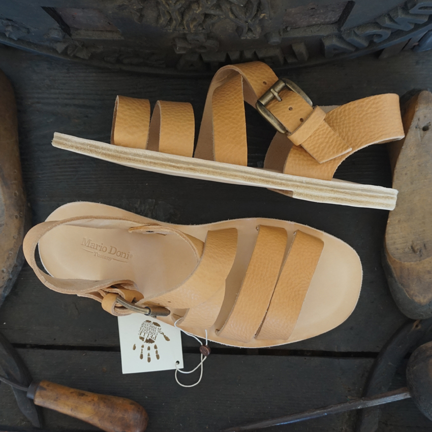 Sandalo Gambassi da Uomo Gladiatore linea Antica Toscana realizzato per Carlo - immagine 9